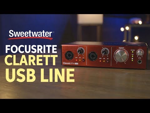 Focusrite Clarett 2Pre USB Audio Interface 2010s - Red image 2