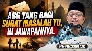 DATO USTAZ KAZIM ELIAS - SEMUA ORANG ADA MASALAH DAN BAGAIMANA NAK SELESAI
