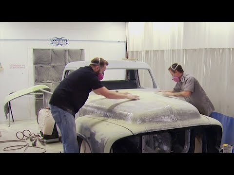 '55 Ford F100 Body Mockup & Paint Prep - Truck Tech S3, E2