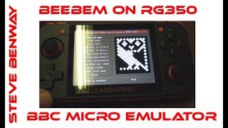 BeebEm BBC Micro emulator on RG350 handheld