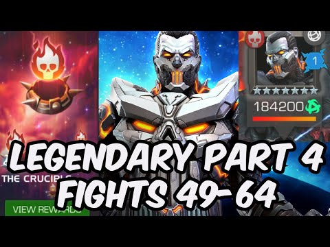 Legendary Act 8 Crucible Part 4 - 8.4 Fights 49-64 + Glykhan Boss - Marvel Contest of Champions