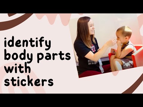 Identifying Body Parts with Sticker Activity