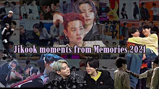 All Jikook moments from BTS memories of 2021  2021