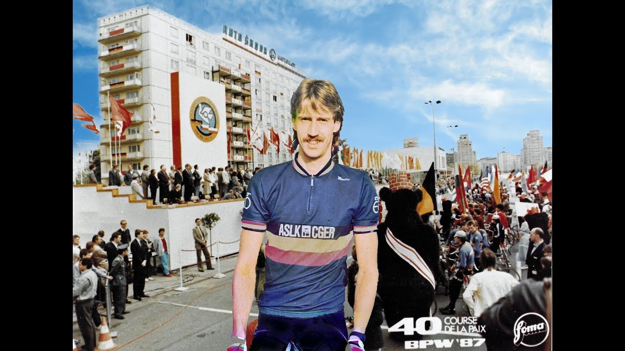 Rudy Wouters à la Course de la Paix de 1987