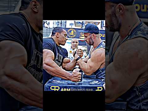 Larry's left hand get toyed by Denis strength #armwrestling #armwrestler #armfight #viralshort