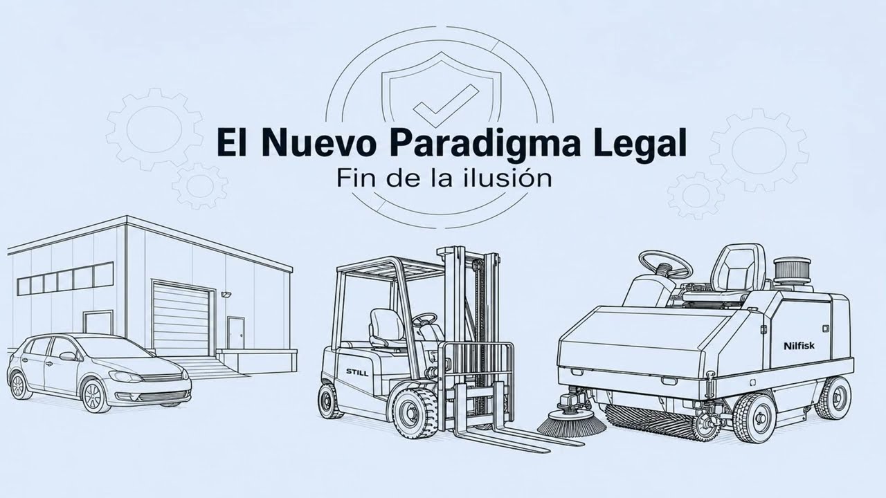 Vídeo sobre seguro obligatorio para carretillas elevadoras y maquinaria industrial