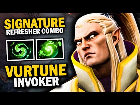 EPIC GAME!! Vurtune Invoker Signature Refresher Combo 23 Kills PERFECT GAME | Dota 2 Invoker