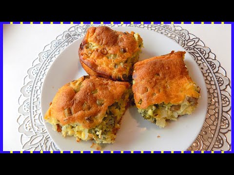 Заливной пирог с начинкой из капусты и фарша. Пирог на заливном тесте приготовленный в духовке