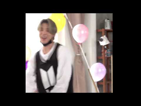 jimin with helium balloon#shorts