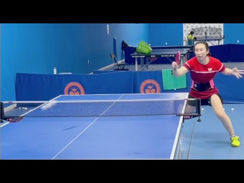 Butterfly Training Tips with Linda Shu - Forehand Loop Foowork and Stroke Chemistry