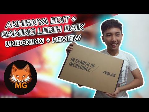 AKHIRNYA BISA EDIT + GAMING LEBIH BAIK - Unboxing + Review Laptop Asus A407UF