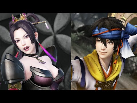 Samurai Warriors 4-II - Nō & Hanbei Takenaka Gameplay