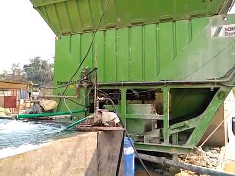 Schwing Stetter Mobile batching plant M1TR Operation