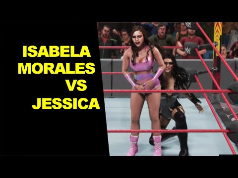 WWE 2K19 Isabela Morales vs Jessica - Extreme Rules
