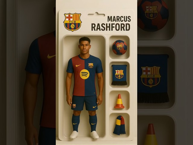 Vídeo relacionado con Sockers Banbo Toys FC Barcelona Marcus Rashford - Figura de acción de fútbol coleccionable de 8 pulgadas