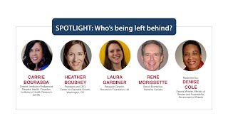 Building Back Better: "Spotlight on those at risk of being left behind"
