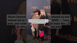 Raven-Symoné &amp; Miranda Maday lit up the carpet at THR + GLAAD&#39;s Pride 2025.❤️ never looked so bold.