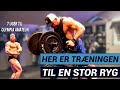 Min sidste træning i Danmark! Ryg og biceps træning 7 uger inden Olympia Amateur! 🏆