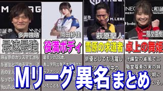 [Mリーグ]  Mリーガーのキャッチフレーズまとめ [切り抜き/麻雀/キャッチフレーズ]