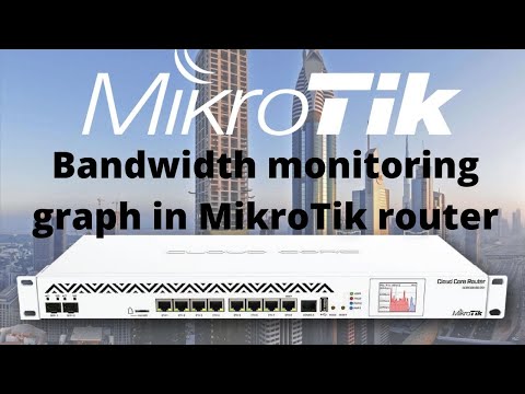 Bandwidth monitoring graph in MikroTik router | Tutorial 17
