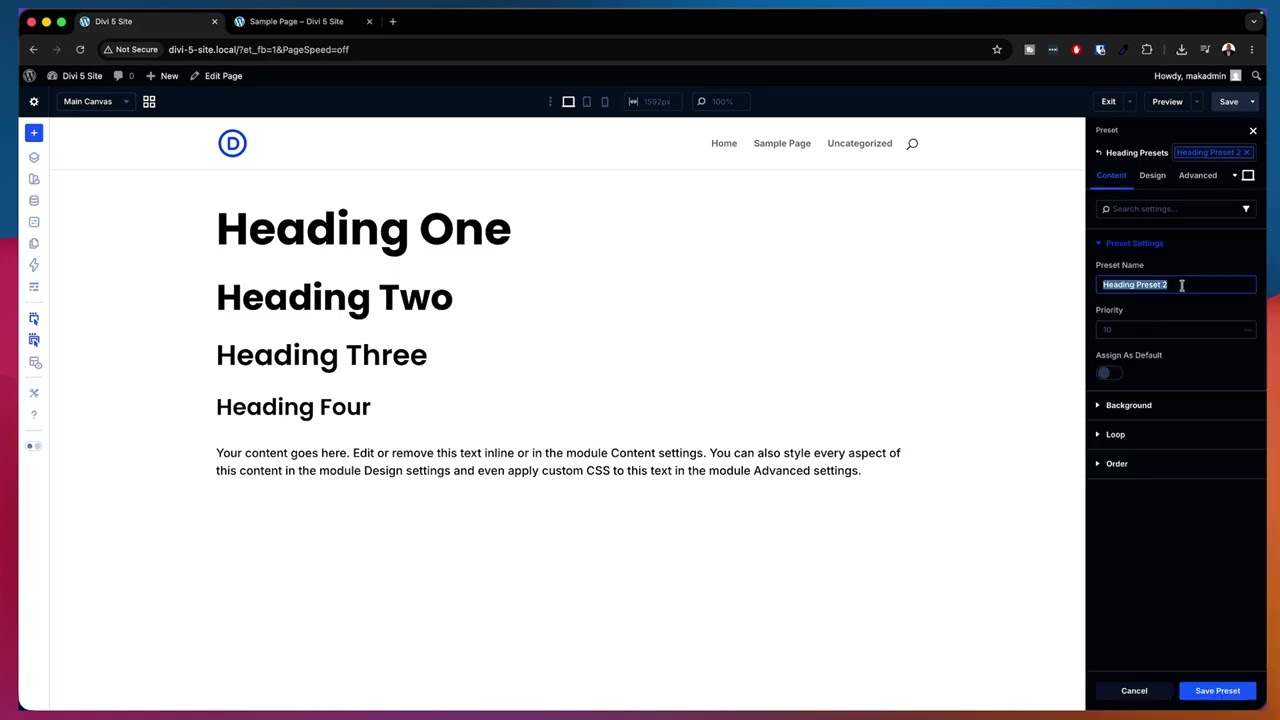 13 How to Create Heading Presets