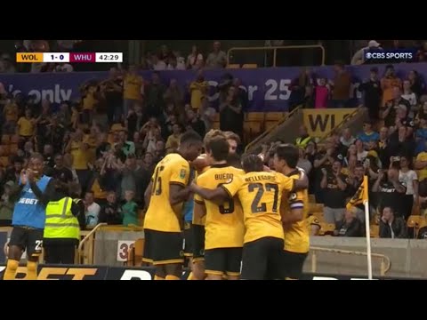 RODRIGO GOMES GOAL - WOLVES VS WEST HAM CARABAO CUP 25/26