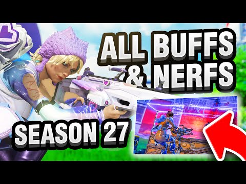 All Buffs & Nerfs Apex Season 27 – INSANE Valkyrie Rework, Horizon Glide, Rampart Speed Boost!