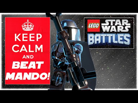 Mando is Beatable!!  Here's How You Do It!  LEGO Star Wars Battles