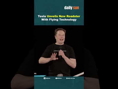 Tesla Unveils New Roadster With Flying Technology | Daily Sun