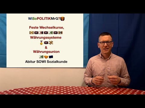 Feste Wechselkurse, Währungssysteme & Währungsunion  - WiSoPOLITIKMrG? 👨‍🏫 Abitur SOWI Sozialkunde