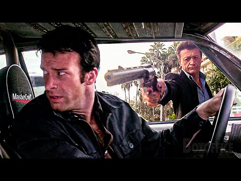 The Punisher-móvil vs. El Hombre de Negro | El castigador | Clip en Español