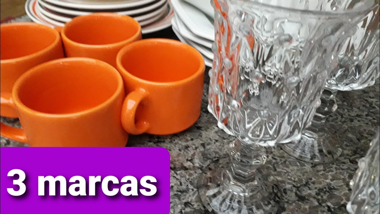 LOUÇAS  que comprei pela internet marcas e Valores$😍