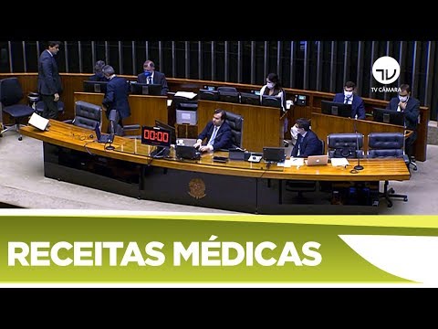 Plenário estende validade de receitas médicas - 07/04/20