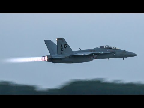 F/A-18 Super Hornet Night Demo - EAA AirVenture Oshkosh 2021