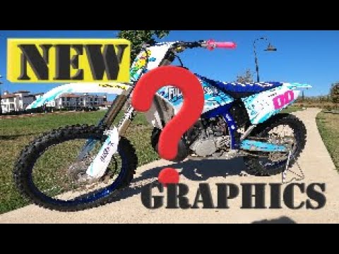2020 YZ250. Modern/Retro 2 STROKE: NEW PASTICS NEW GRAPHICS