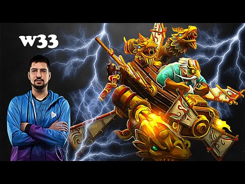 w33 - Gyrocopter Midlane vs Miracle and GH | Dota 2 7.27d Gameplay