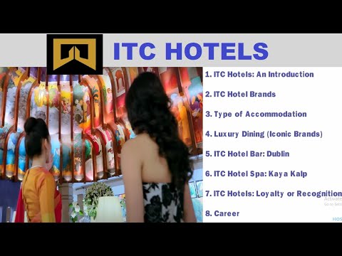 Hotéis ITC: Marcas/tipos de quarto/restaurantes/bares/spa/carreira