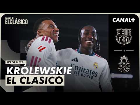REAL POKONUJE BARCELONĘ! POPISOWE GRANIE EKIPY MOURINHO! FC BARCELONA - REAL MADRYT, SKRÓT MECZU