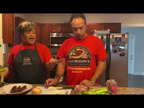 Seven Days of Satch Cooking Demo with Vaucresson Sausage