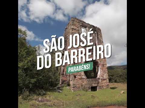 Parabéns, São José do Barreiro! Feliz Aniversário! 🎁