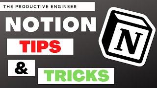 ESSENTIAL NOTION TIPS & TRICKS | The Must Know Tips to Master Notion