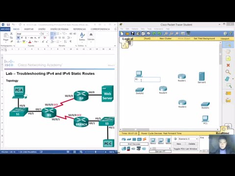 2.3.2.4 - 6.5.2.5 Lab - Troubleshooting IPv4 and IPv6 Static Routes