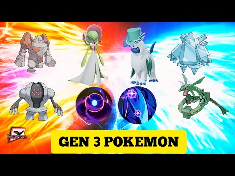 Generation 3 Pokemon & What Regice, Regirock And Registeel Do.. 😻