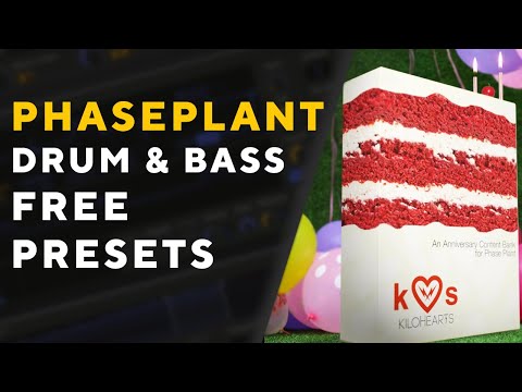 [FREE] Phase Plant Presets - Anniversary Content Bank | DNB Academy | Kilohearts