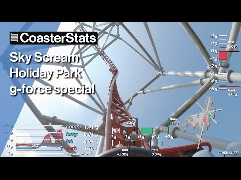 Sky Scream g-force special - Holiday Park [4K 60FPS]