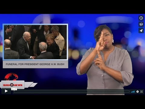 Funeral for President George H.W. Bush (ASL - 12.5.18)