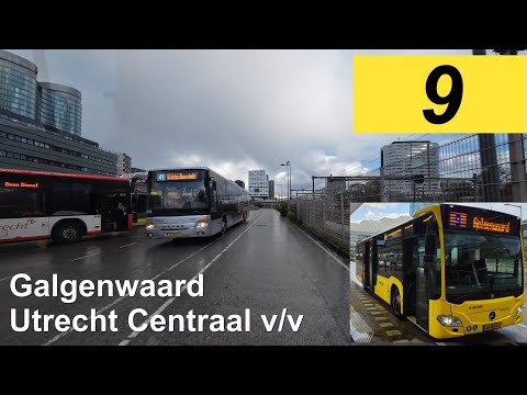 U-OV lijn 9: Galgenwaard - Utrecht CS Jaarbeurszijde v/v | Qbuzz Utrecht | Qbuzz 4047 | 2024