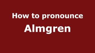 How to pronounce Almgren