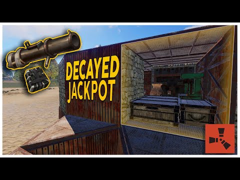 RAIDING a Decayed JACKPOT Base! - Rust
