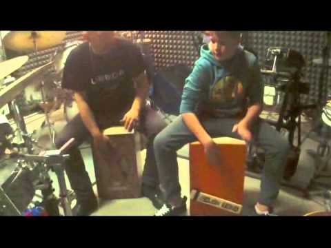 Cajon samba...giocando...con Gughi